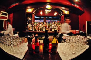 Bar inside Rosy's Jazz Hall in New Orleans